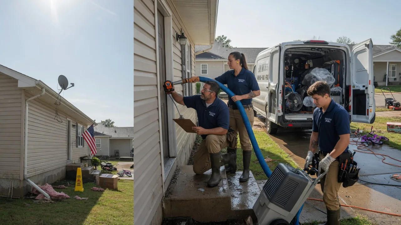 Ceiling Water Damage Restoration in Bowling Green, VA near me